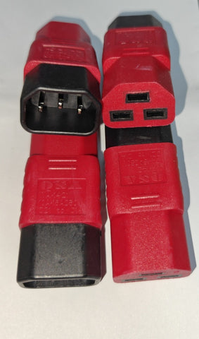 QSA 15 Amp Male To 20 Amp Female IEC Power Cord Adapter