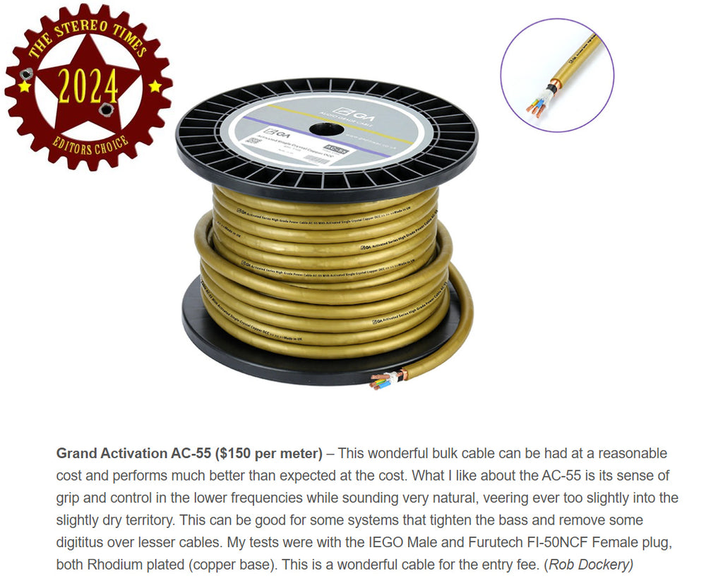 Grand Activation AC-55 Bulk Power Cable