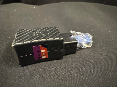 SINGLE Orange-Violet QSA Ethernet Adapter - Sending End