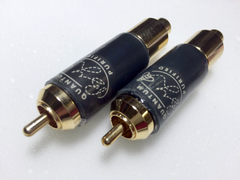Bybee Gold Crystal Slipstream RCA Adapters